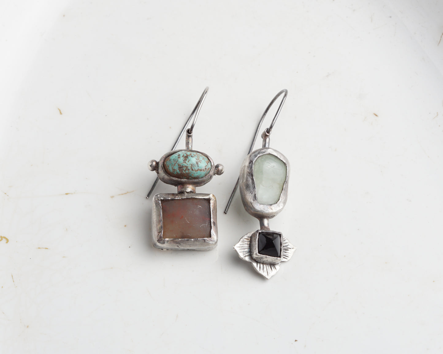Flower & Bird Duo Earrings