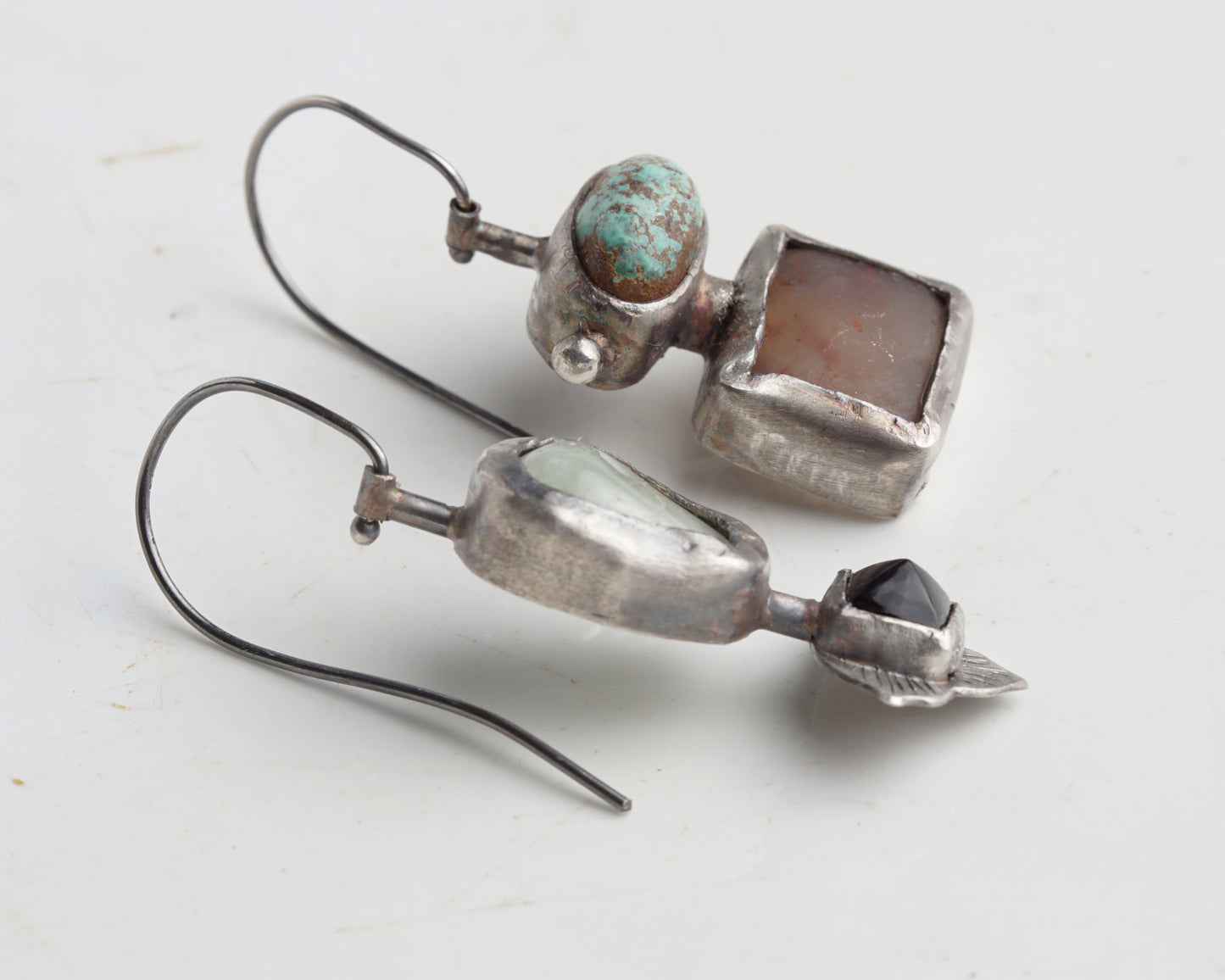 Flower & Bird Duo Earrings