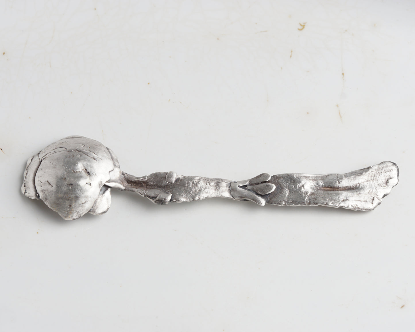 Silver Spoon with Green Tourmaline