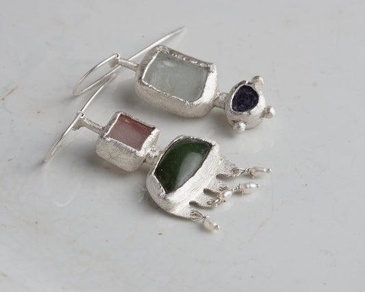 Deep Forest Myth Earrings