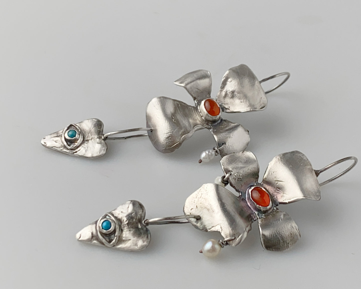 Flower Hearts Earrings