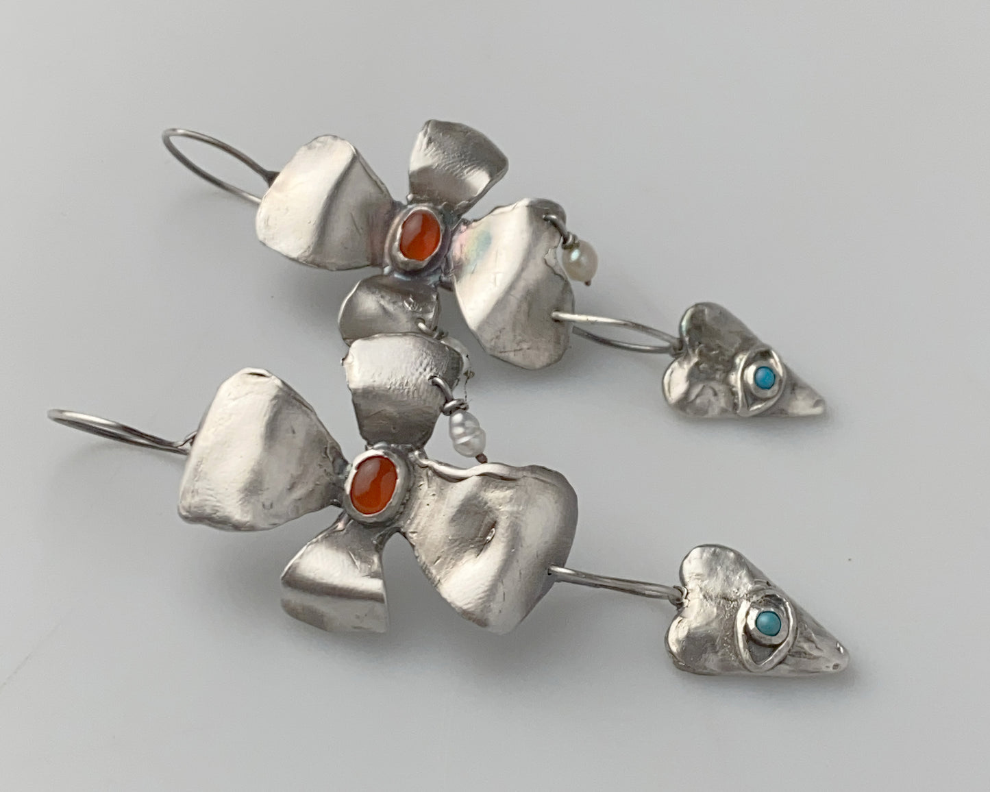 Flower Hearts Earrings