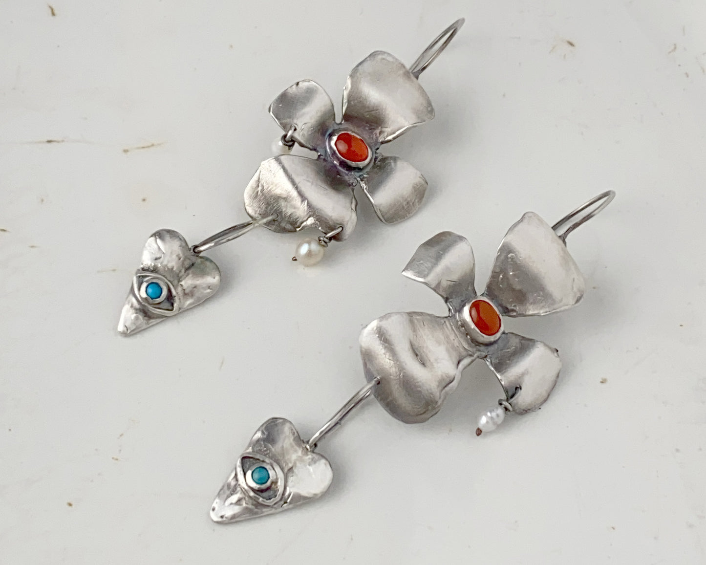 Flower Hearts Earrings