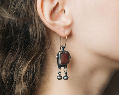 Terracotta Angel Earrings