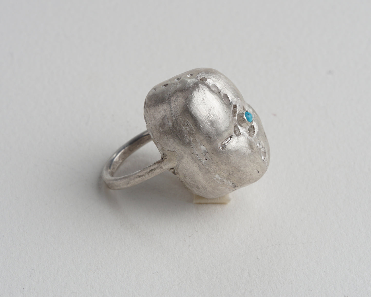 Crosscut Turquoise Ring