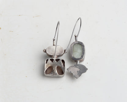 Flower & Bird Duo Earrings