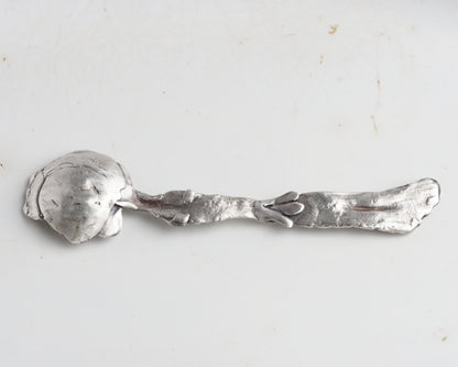 Silver Spoon with Green Tourmaline