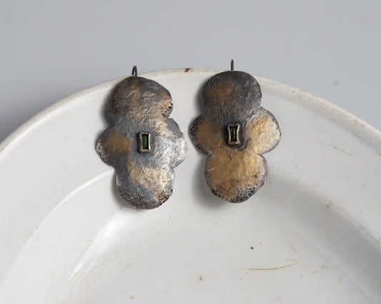 Forged Leaf Earrings