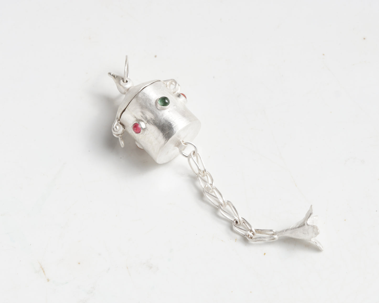 Silver Locket Box Pendant