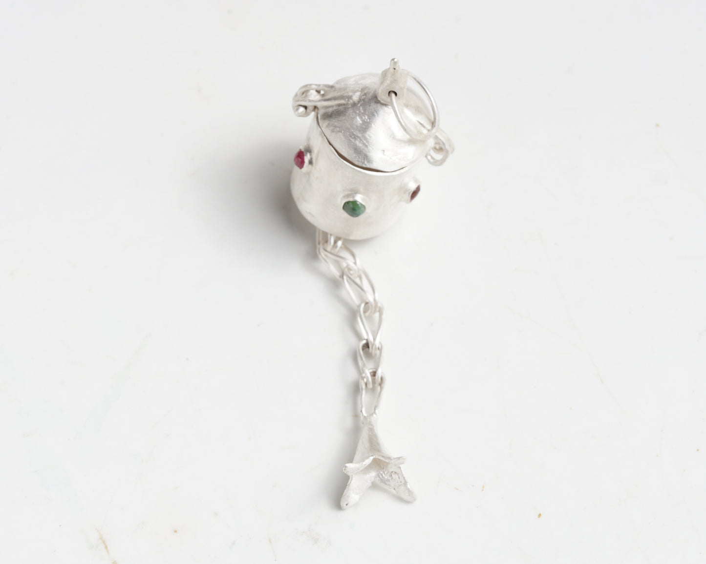 Silver Locket Box Pendant