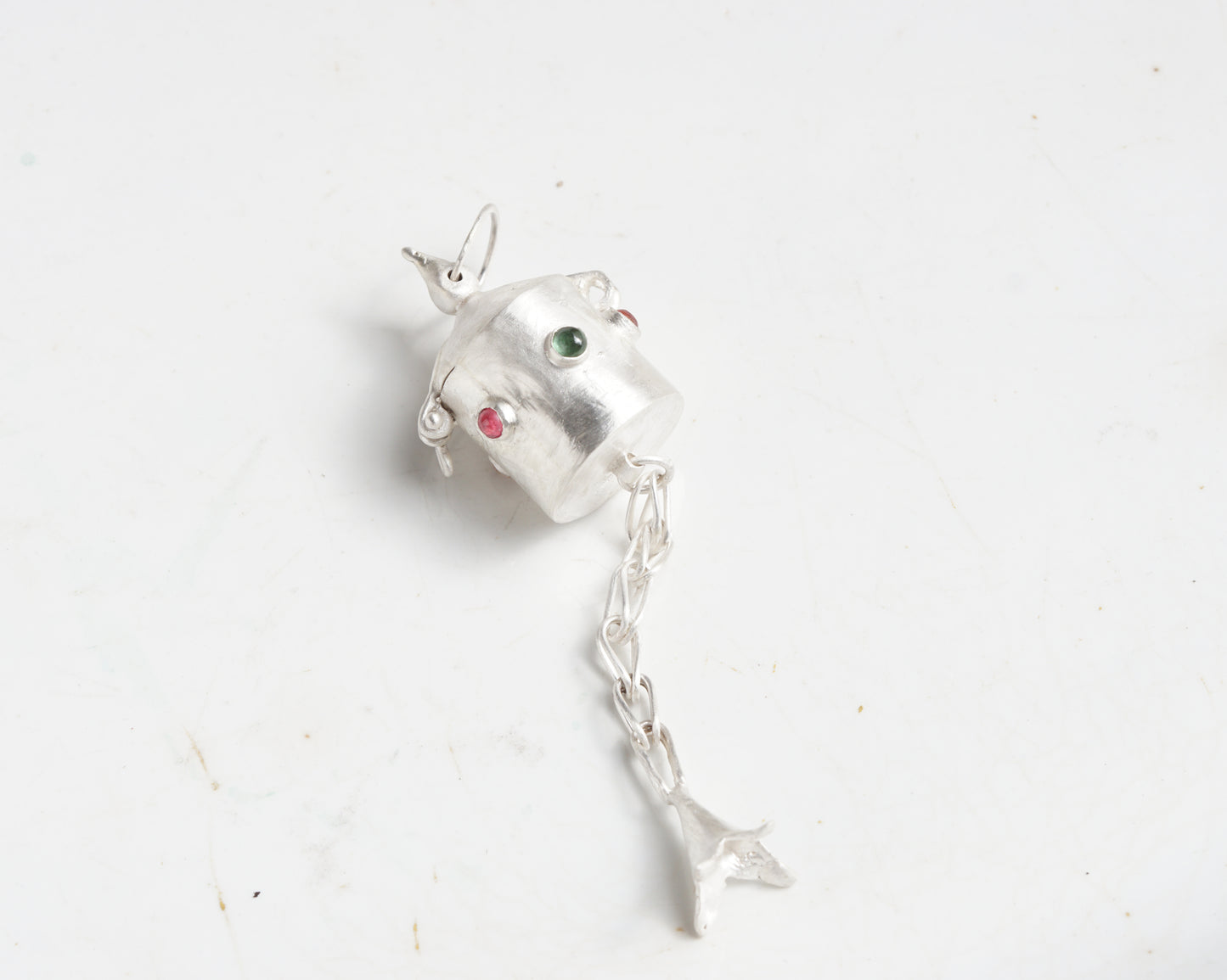 Silver Locket Box Pendant