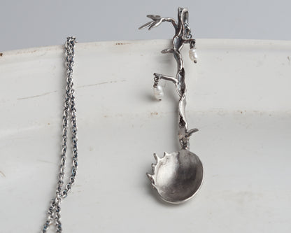 Secret Garden Spoon Pendant necklace No2