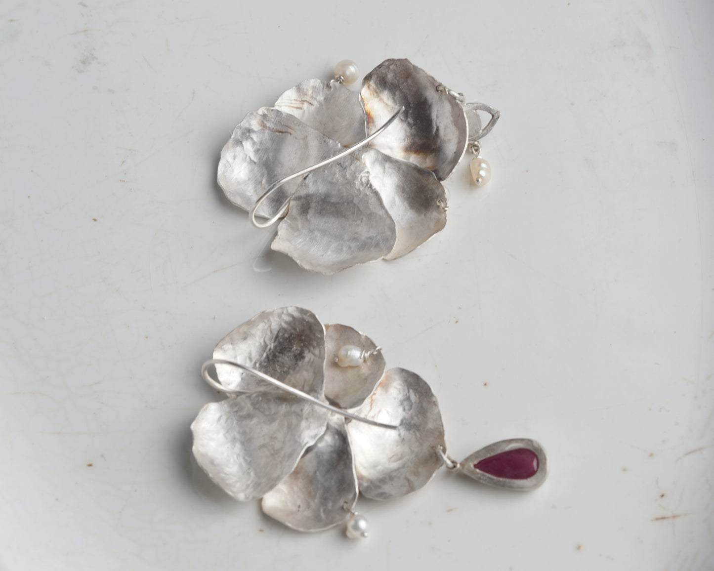 Heartsease Flower Earrings