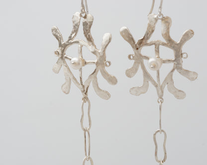 Openwork earrings