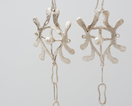 Openwork earrings