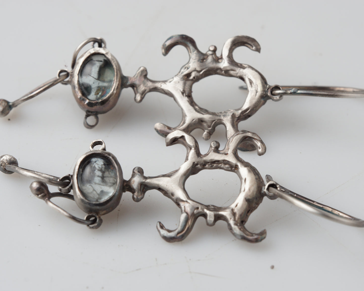 Raw Carving Earrings
