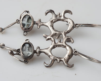 Raw Carving Earrings