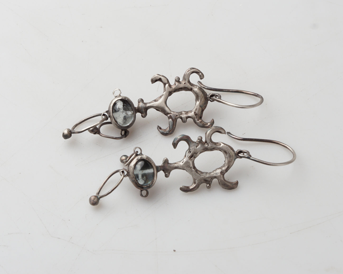 Raw Carving Earrings