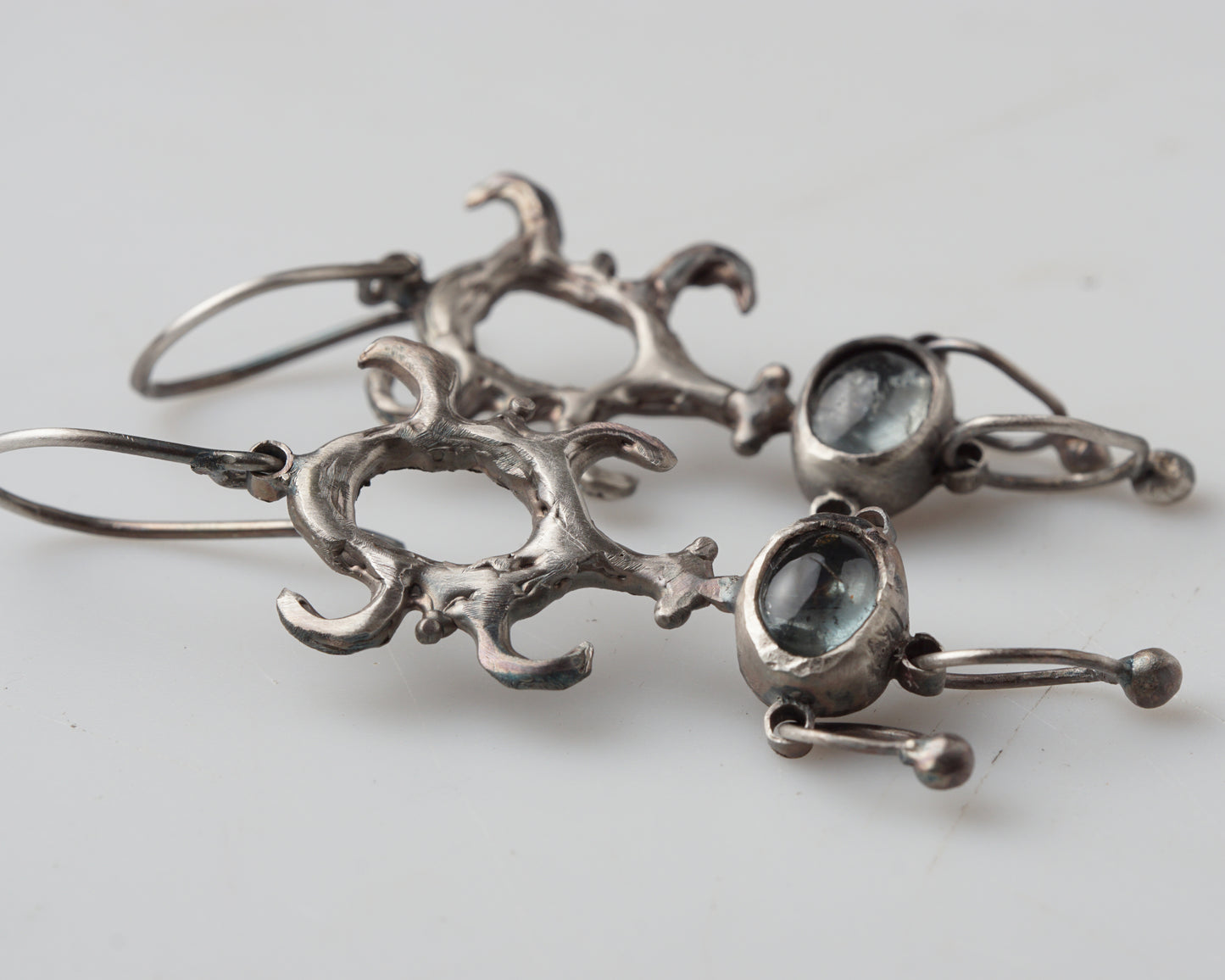Raw Carving Earrings