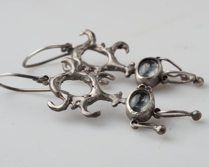 Raw Carving Earrings