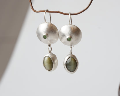 Verdan eye earrings