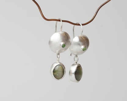 Verdan eye earrings