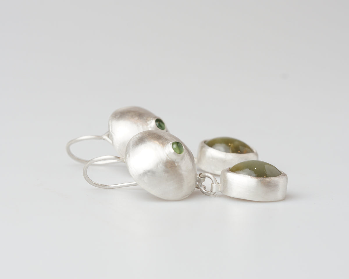 Verdan eye earrings