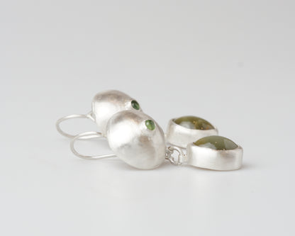 Verdan eye earrings