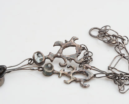 Ceramic Wolf Necklace