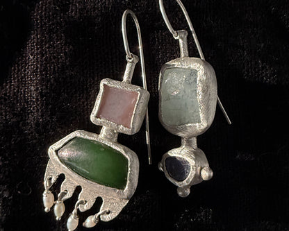 Deep Forest Myth Earrings