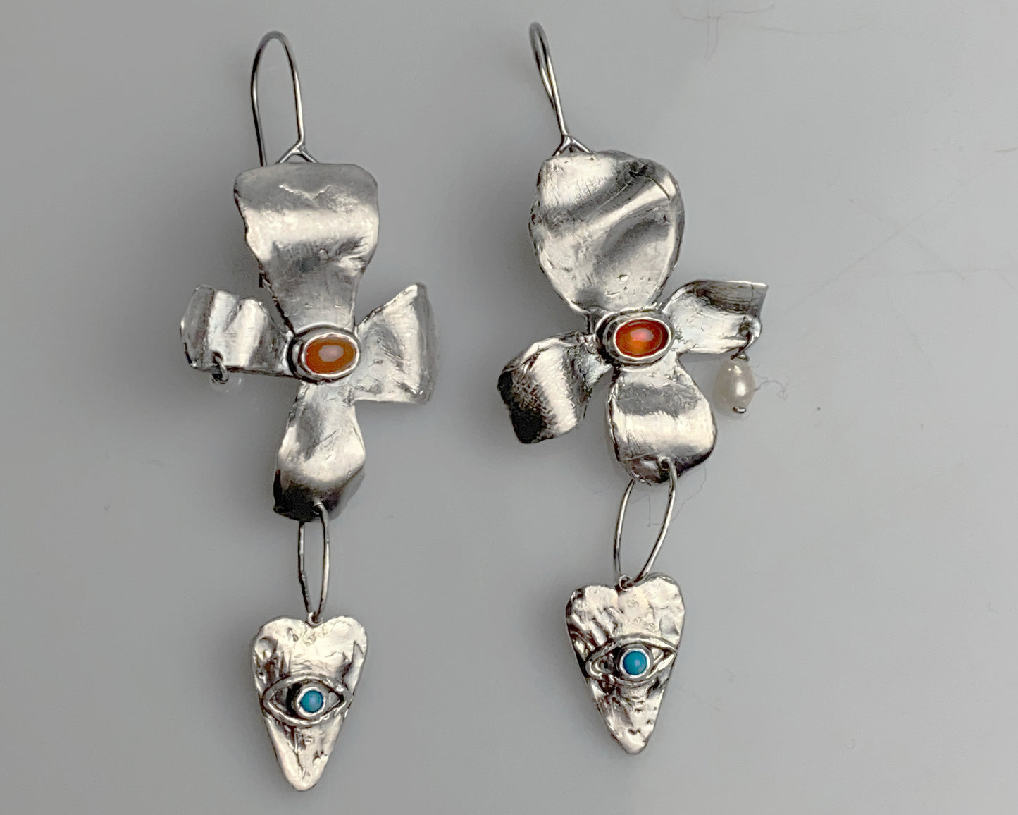 Flower Hearts Earrings