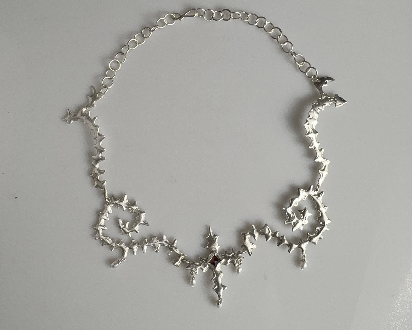 Thistle Cross Necklace