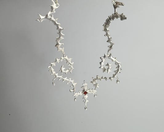 Thistle Cross Necklace